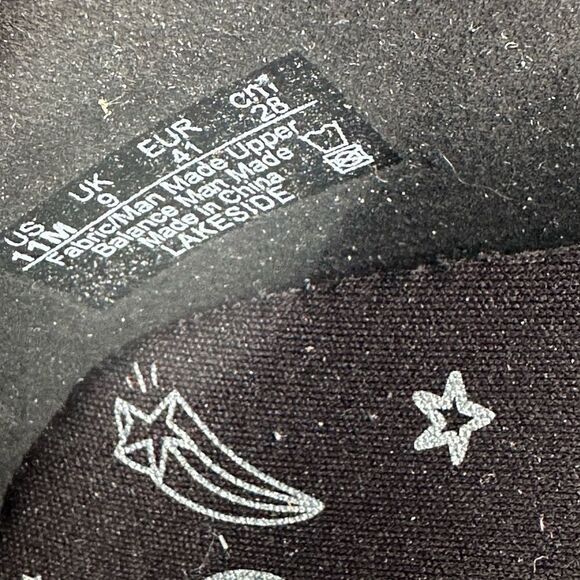 BZees LakesideSlip On Comfort Padded Shoes Black Floral Multicolor Womens 11 - Picture 7 of 8